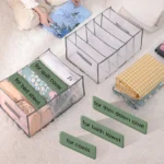 Capa de colcha de grande capacidade, armazenamento com 5 grades, lençol, jaqueta, toalha de banho, organizador, compartimento de malha, economiza espaço, caixa de armazenamento - Imagen 2